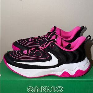 Nike Giannis Immortality 4 GS Black White Fuchsia FZ6734-004 Youth Size 7Y